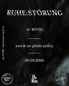 RUHE:STÖRUNG w/ RiVid